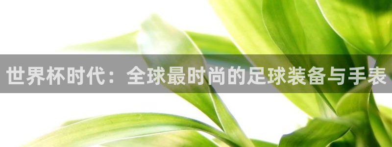 世界杯足球赛2026：世界杯时代：全球最时尚的足球装备与手表